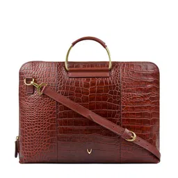 Hidesign Textured Leather Structured Sling Bag-image-10