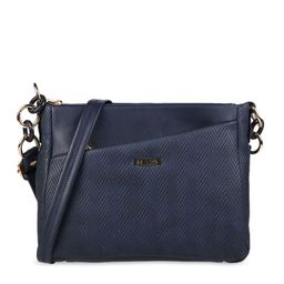Metro Navy Blue Textured Sling Bag-24