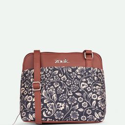 ZOUK Floral Printed Structured Sling Bag image 2