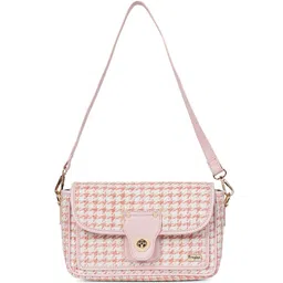 Berrylush Self Design Structured Handheld Bag image 2