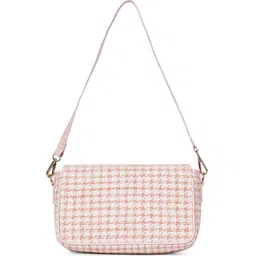 Berrylush Self Design Structured Handheld Bag image 4