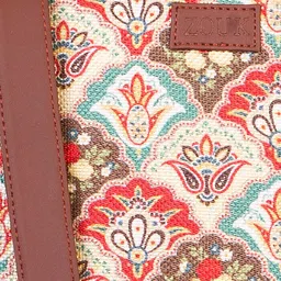 ZOUK Multicoloured Printed Shopper Tote Bag image 5