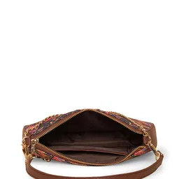 ZOUK Ethnic Motifs Printed Structured Baguette Bag Handbags image 5