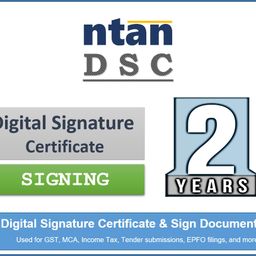 NTAN Digital Signature Assistance: Class 3 (Signing), Class 3 (Signing + Encryption) Combo, DGFT DSCs for Individuals & Organizations image 1