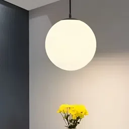 Areezo Black & White Contemporary Glass Ceiling Lamp-image-63