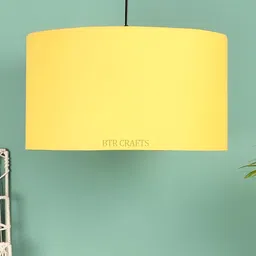 BTR CRAFTS Yellow Cylindrical shaped Contemporary Ceiling Lamp-24