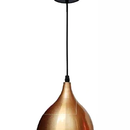 Areezo Gold-Toned Contemporary Metal Ceiling Lamp-image-71