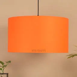 BTR CRAFTS Orange & Black Cylindrical shaped Contemporary Ceiling Lamp-picture-23