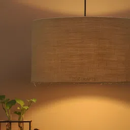 BTR CRAFTS Brown Spherical Ceiling Lamp-image-87