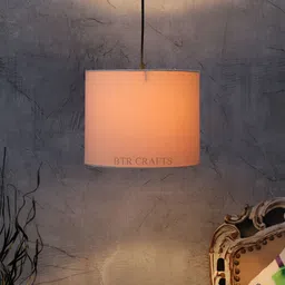 BTR CRAFTS Cream Toned Cylindrical shaped Contemporary Ceiling Lamp-picture-10