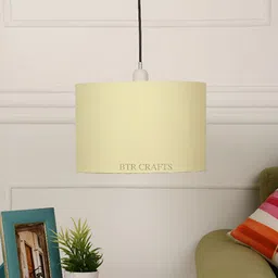 BTR CRAFTS Pale Yellow Cylindrical shaped Contemporary Ceiling Lamp-23