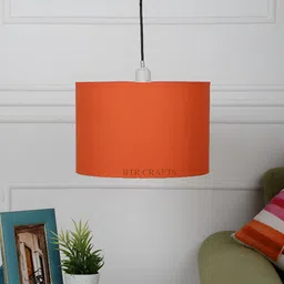 BTR CRAFTS Orange Cylindrical shaped Contemporary Ceiling Lamp-4