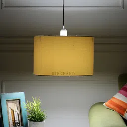 BTR CRAFTS Cream Toned Cylindrical Shaped Contemporary Ceiling Lamp-image-41