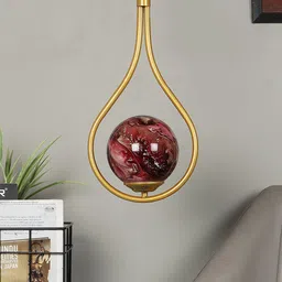 MFD HOME FURNISHING Red Solid Theme Ceiling Lamp-image-19