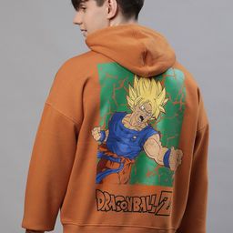 Free Authority Men Dragon Ball Z Printed Loose-Fit Sweatshirt-image-35