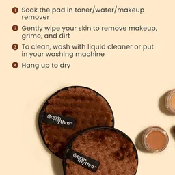 Earth Rhythm Set Of 2 Makeup Removal Reusable Cleansing Pads image 4