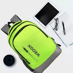 WROGN Typography Backpack with USB Charging Port-44