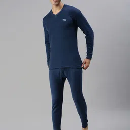 Lux Cottswool Blue Thermal Clothing Set-image-24