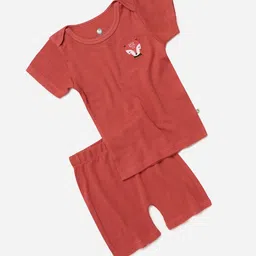 cocoon care Unisex Kids Red Sustainable Clothing Set-image-19