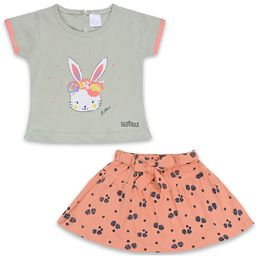 Wish Karo Girls Printed Top with Skirt-picture-16