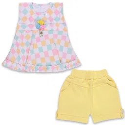 Wish Karo Girls Checked Top with Shorts-image-20