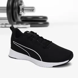 Puma Men Black Textile Flyer Flex Knit Running Shoes-picture-46
