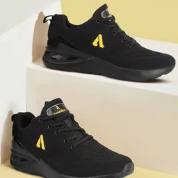 Aqualite Men Elastic Fit Technology Non-Marking Running Sports Shoes-56