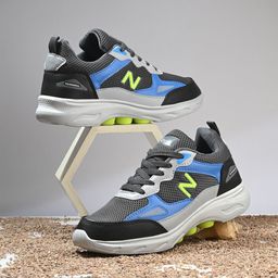 BIRDE Men Mesh Walking Non-Marking Shoes-picture-2