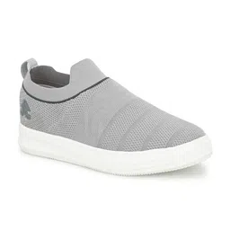 OFF LIMITS Men Grey Mesh Walking Non-Marking Shoes-42