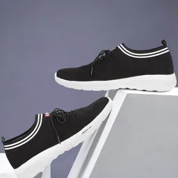 Aqualite Men Elastic Fit Technology Non-Marking Walking Sports Shoes-22