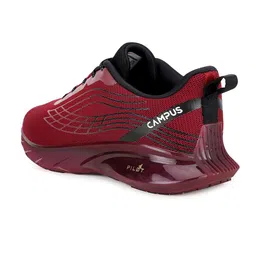 Campus Men Red Mesh Running Shoes image 3