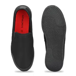 OFF LIMITS Men Mesh Mid Top Non-Marking Slip On Walking Shoes image 3