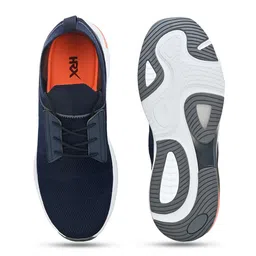 HRX by Hrithik Roshan Men Navy Blue And White Memory Foam Non-Marking Running Shoes image 5
