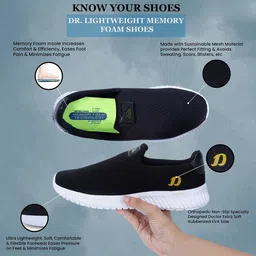 DOCTOR EXTRA SOFT Men Mesh Lightweight Memory Foam Running Shoes image 3