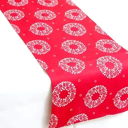 SWITCHON Red & White Printed Table Runner image 3