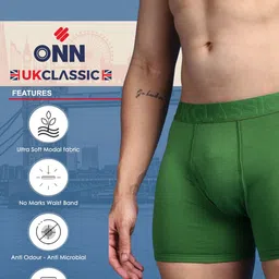 ONN Men Pack Of 4 Assorted Anti-Microbial Trunks image 5