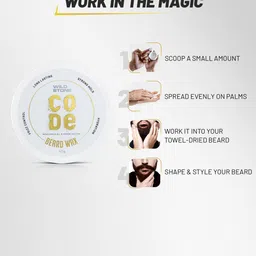 Wild stone Men Code Set of Beard Wash 50 ml + Beard Wax 40 g + Beard Oil 30 ml image 3
