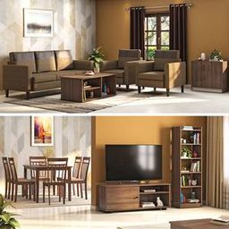 urban ladder SimplyWud Essential Living Room Set-picture-20