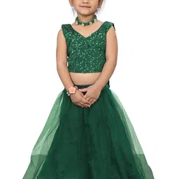 BAESD Girls Embroidered Thread Work Ready to Wear Lehenga Choli-picture-37