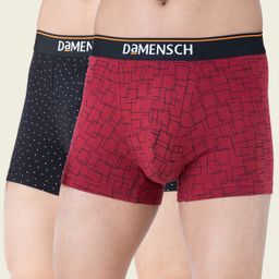damensch Pack of 2 Deo-Cotton Deodorizing Anti-Bacterial Printed Men Trunk-picture-25