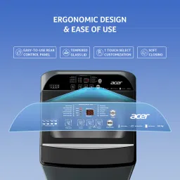 acer 8 kg Fully Automatic Top Load with In-built Heater Grey image 4