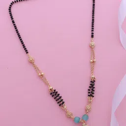 Ramdev Art Fashion Jwellery Gold-Plated Artificial Stones Mangalsutra-image-22