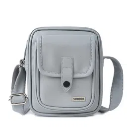 Veneer Men Textured Messenger Bag-20