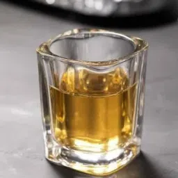 (Pack of 6) Crystal Glass Heavy Base Straight Shot Glass(30 ml) (6) Glass Set Shot Glass-image-14