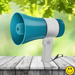 Handheld Megaphone with Siren, Microphone & Rechargeable for Outdoor EventsB46 Megaphone Portable Megaphone Siren Loudspeaker Function &Long Battery BackupA46 Outdoor PA System-picture-2