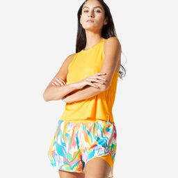 Women Gym Tank Top - Orange-image-53