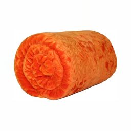 RF RELAXFEEL Orange Geometric Heavy Winter 500 GSM Single Bed Blanket-image-57