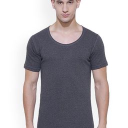 BODYCARE INSIDER Round Neck Half Sleeves Wool Thermal Top-picture-43
