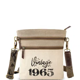 Goatter Typography Printed Structured Sling Bag-13