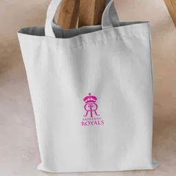 FanCode Unisex Rajasthan Royals Printed Canvas Shopper Tote Bag-picture-21
